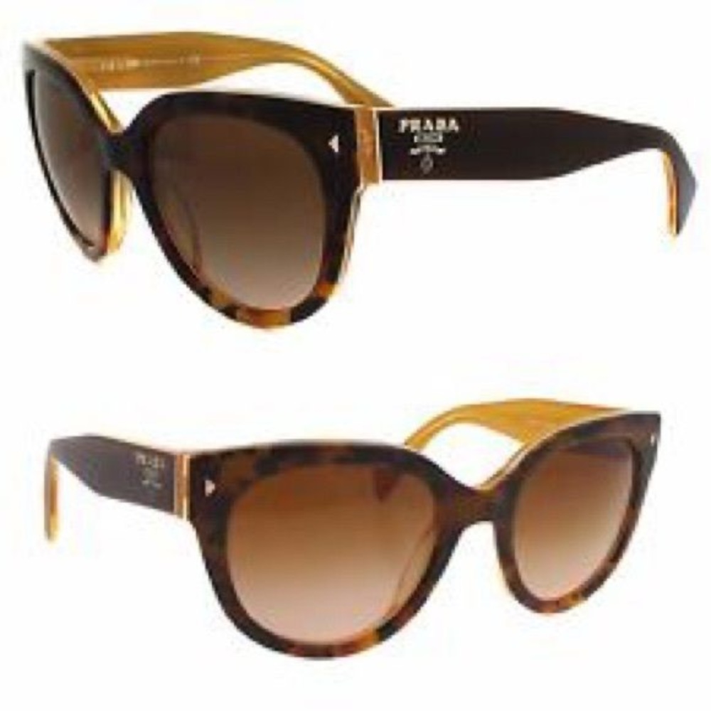 🌞 Prada Cat Eye Sunglasses Tortoise